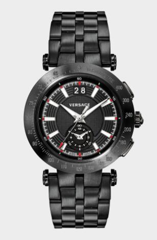 Versace V-RACE SPORT BLACK DIAL watch PVAH04-P0016